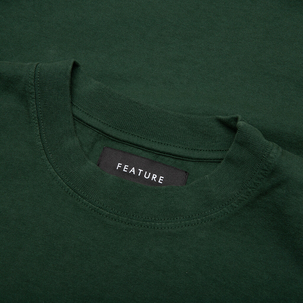 Feature x Wynn Logo Lock Up Tee - Evergreen - Image 3