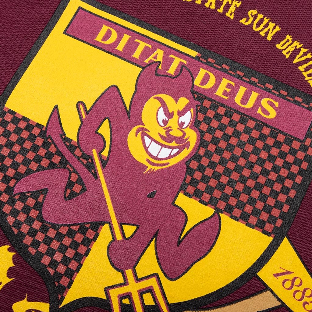 Feature x ASU Crest Tee - Maroon - Image 5
