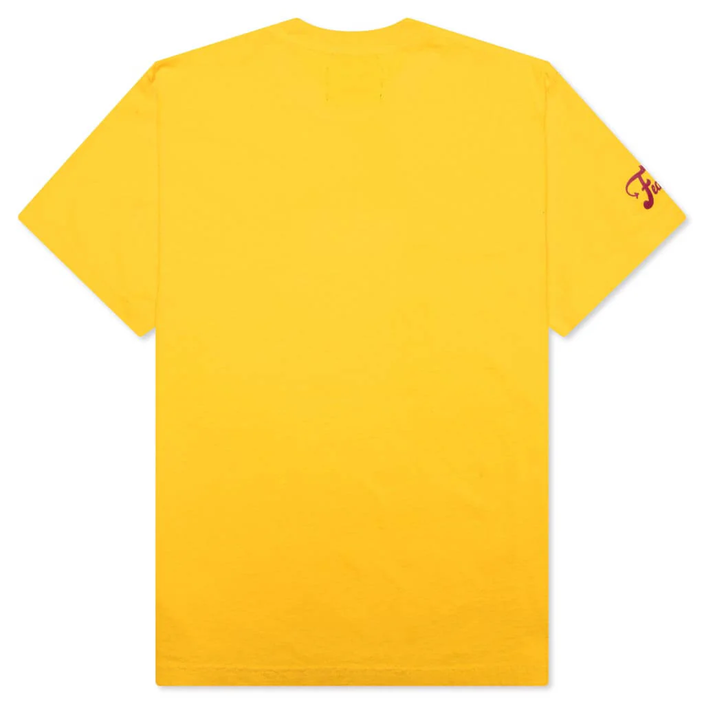 Feature x ASU Crest Tee - Spectra Yellow - Image 2