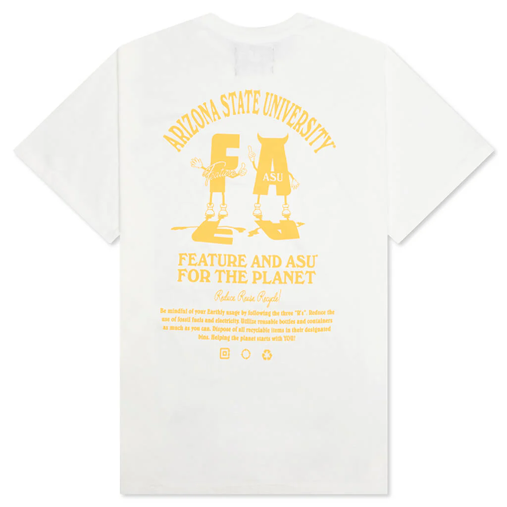 Feature x ASU For The Planet Tee - Cannoli Cream - Image 2