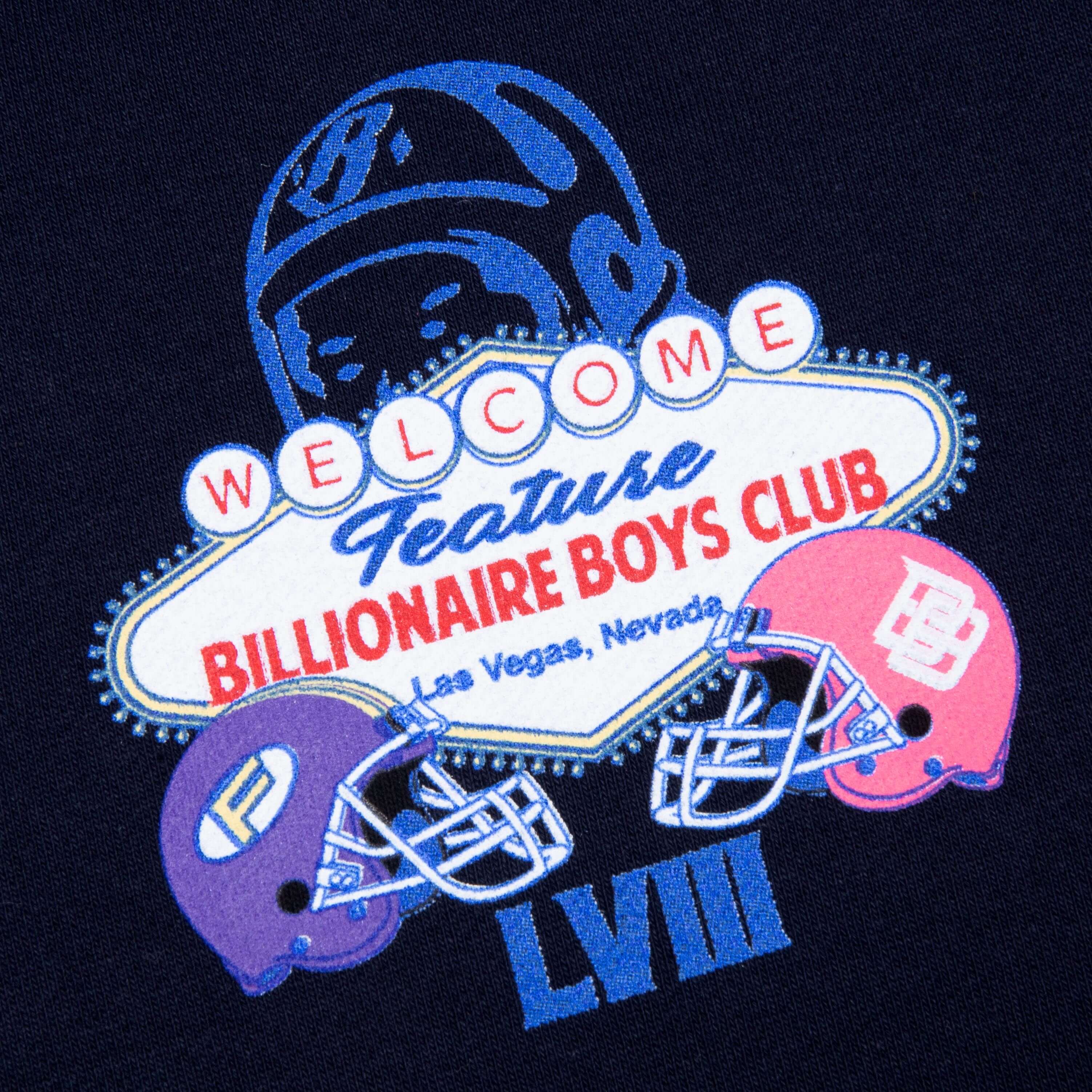 Feature x Billionaire Boys Club Las Vegas Hoodie - Navy - Image 3