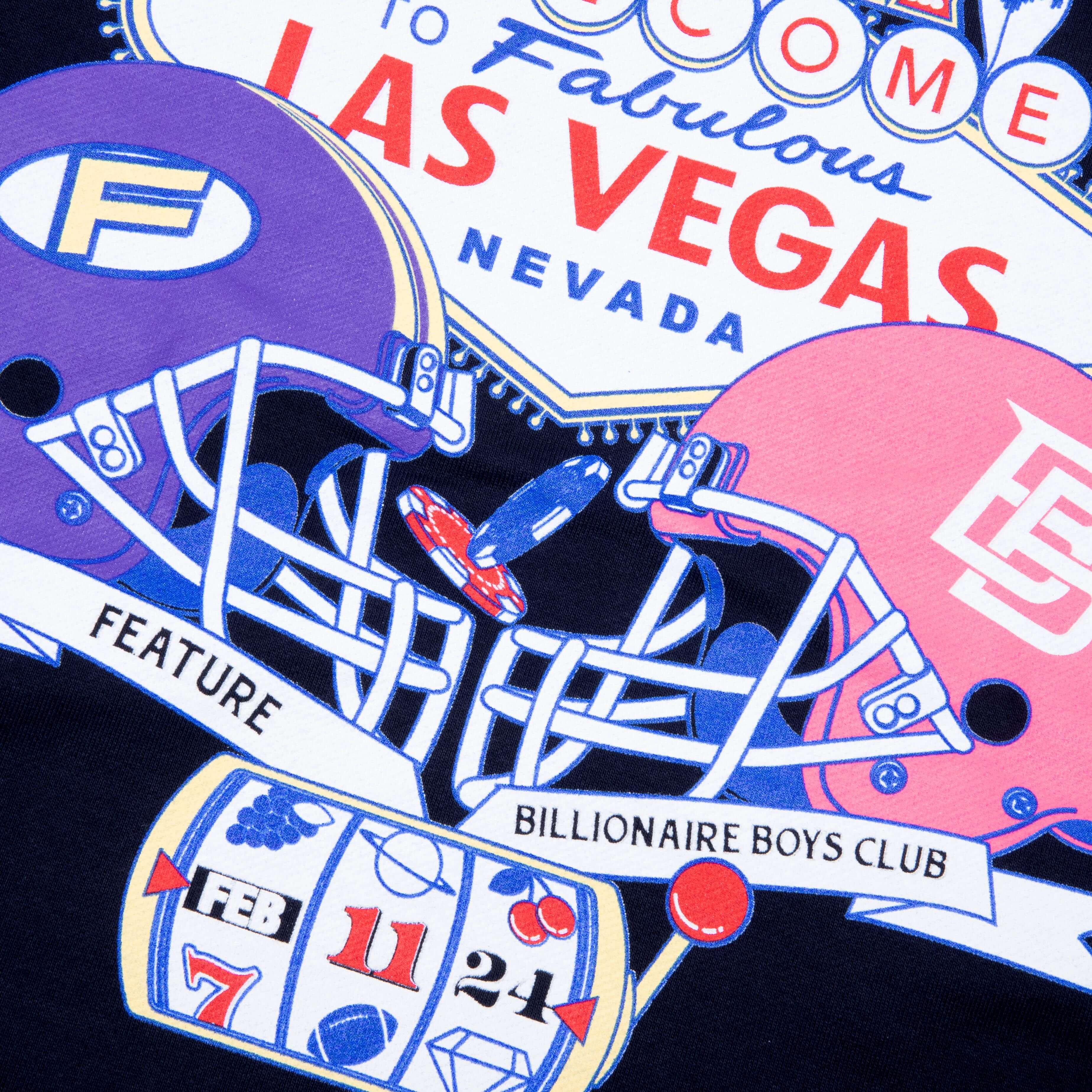 Feature x Billionaire Boys Club Las Vegas Hoodie - Navy - Image 6