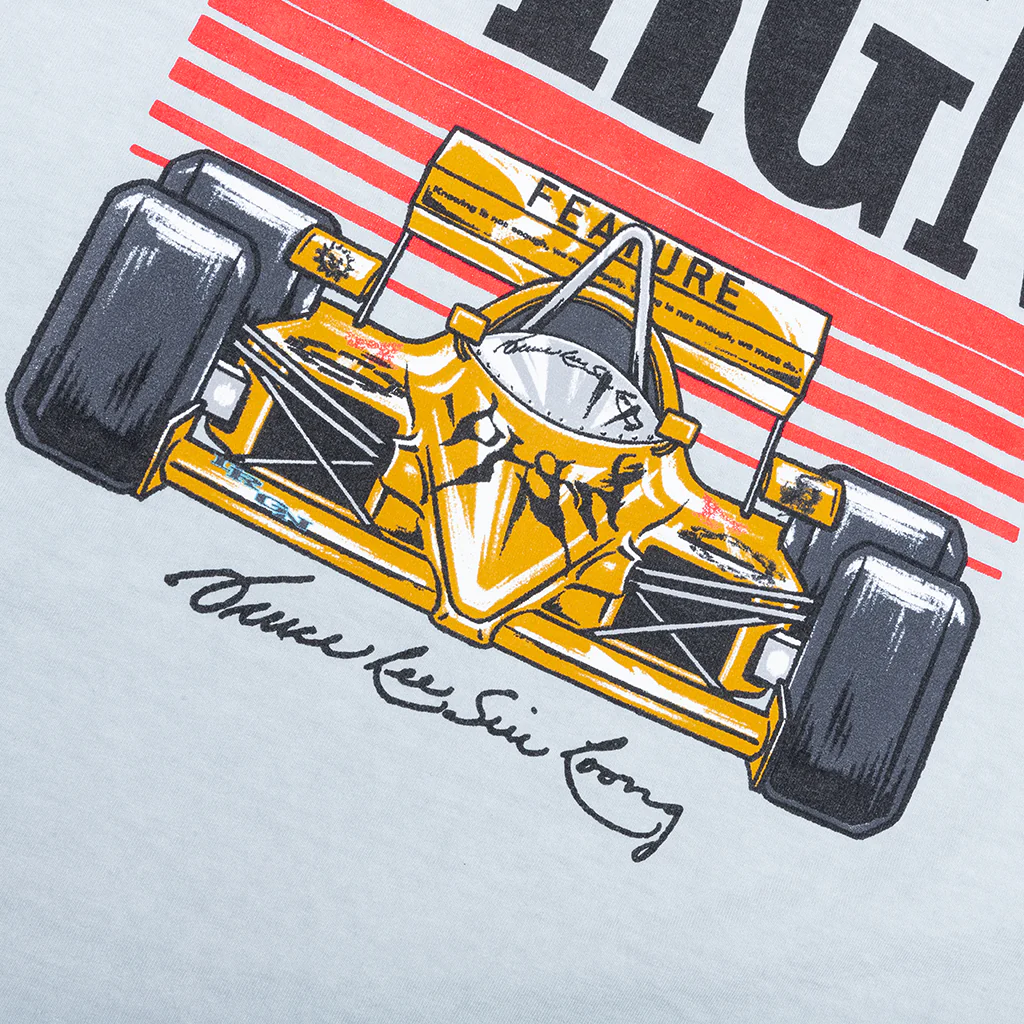 Feature x D-R-G-N Formula Tee - Vintage Silver - Image 5