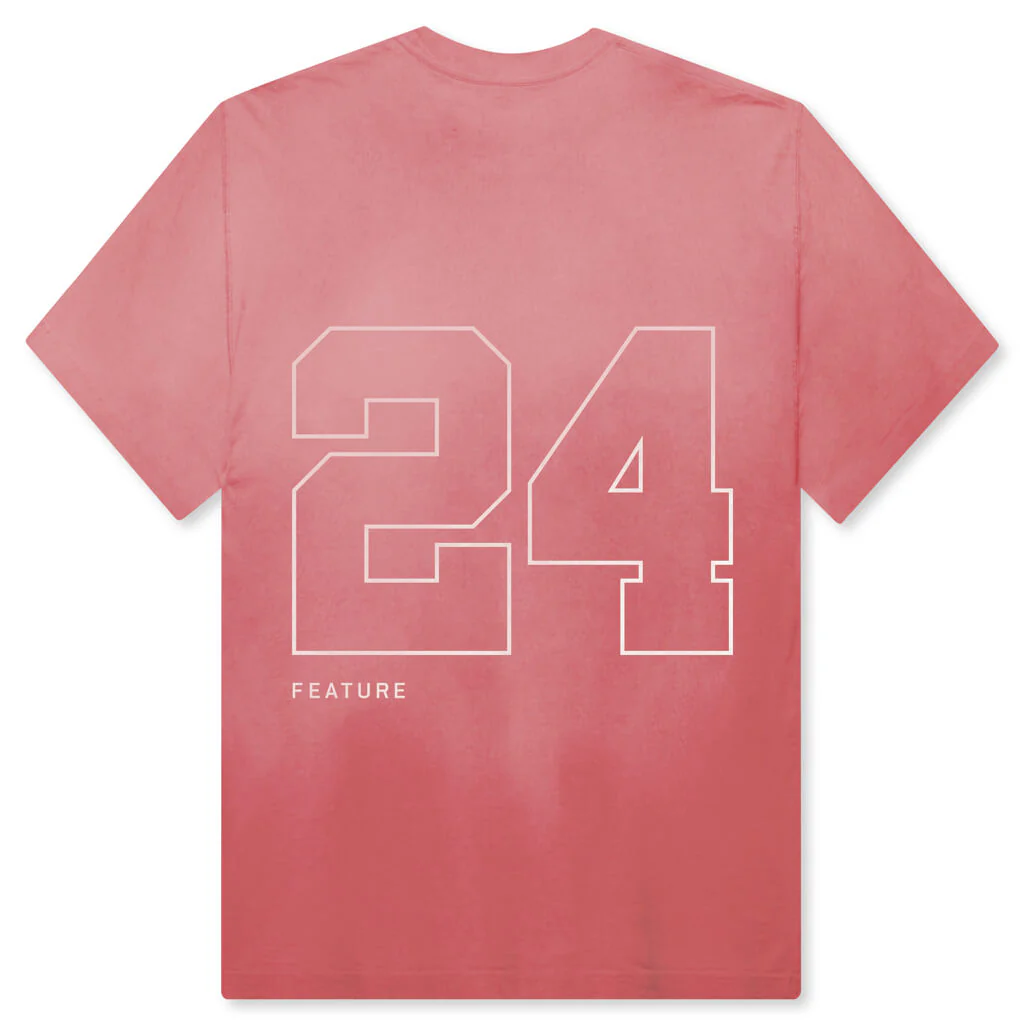Feature x D-R-G-N Lunar Tee - Faded Red - Image 2