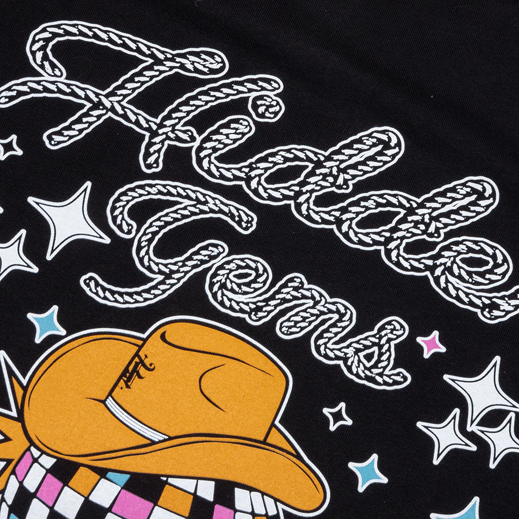 FEATURE x Good Wolf x Let's Be Friends Tee - Black - Image 4