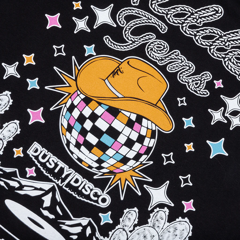 FEATURE x Good Wolf x Let's Be Friends Tee - Black - Image 5