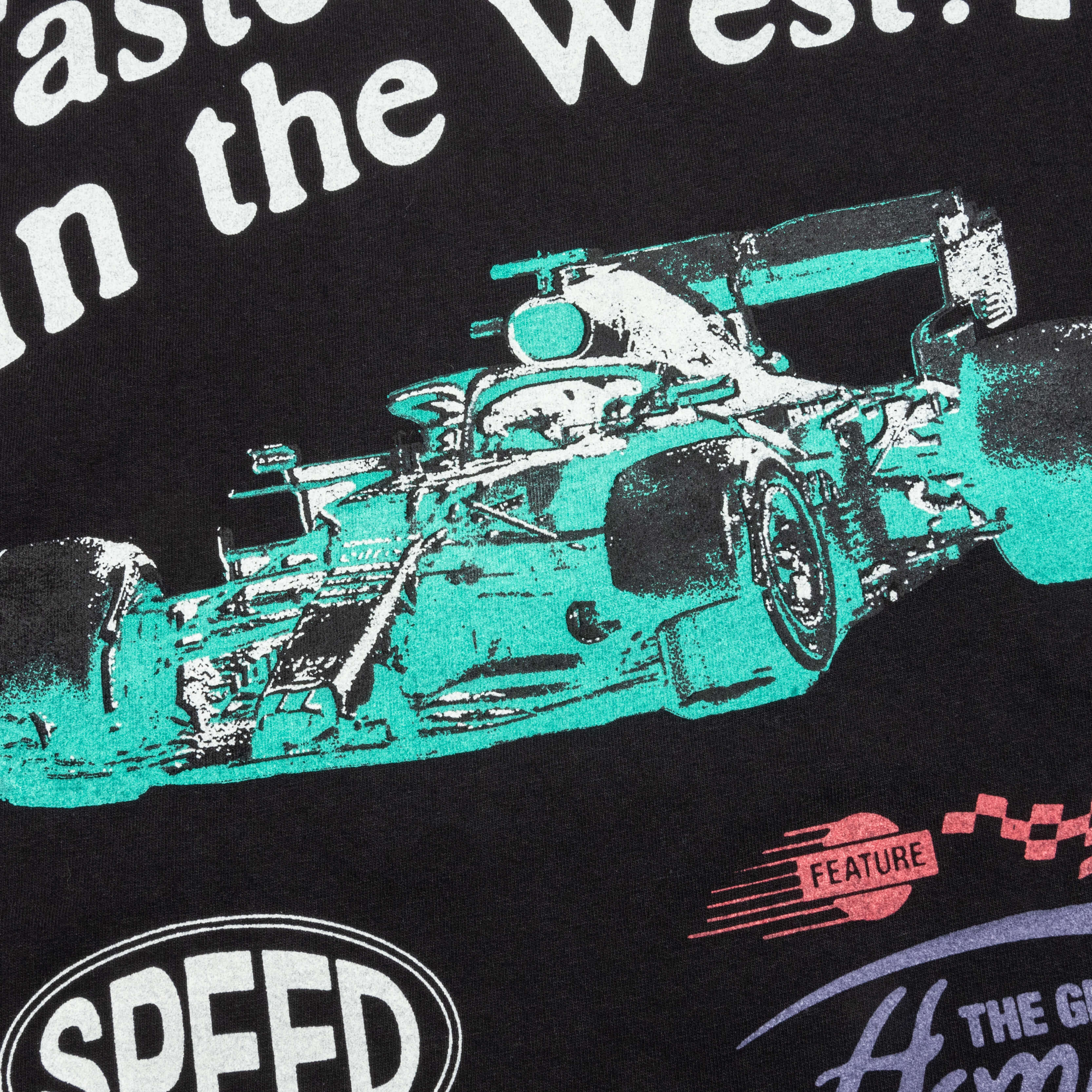 Feature x Honor The Gift Fastest Rides L/S Tee - Faded Black - Image 5