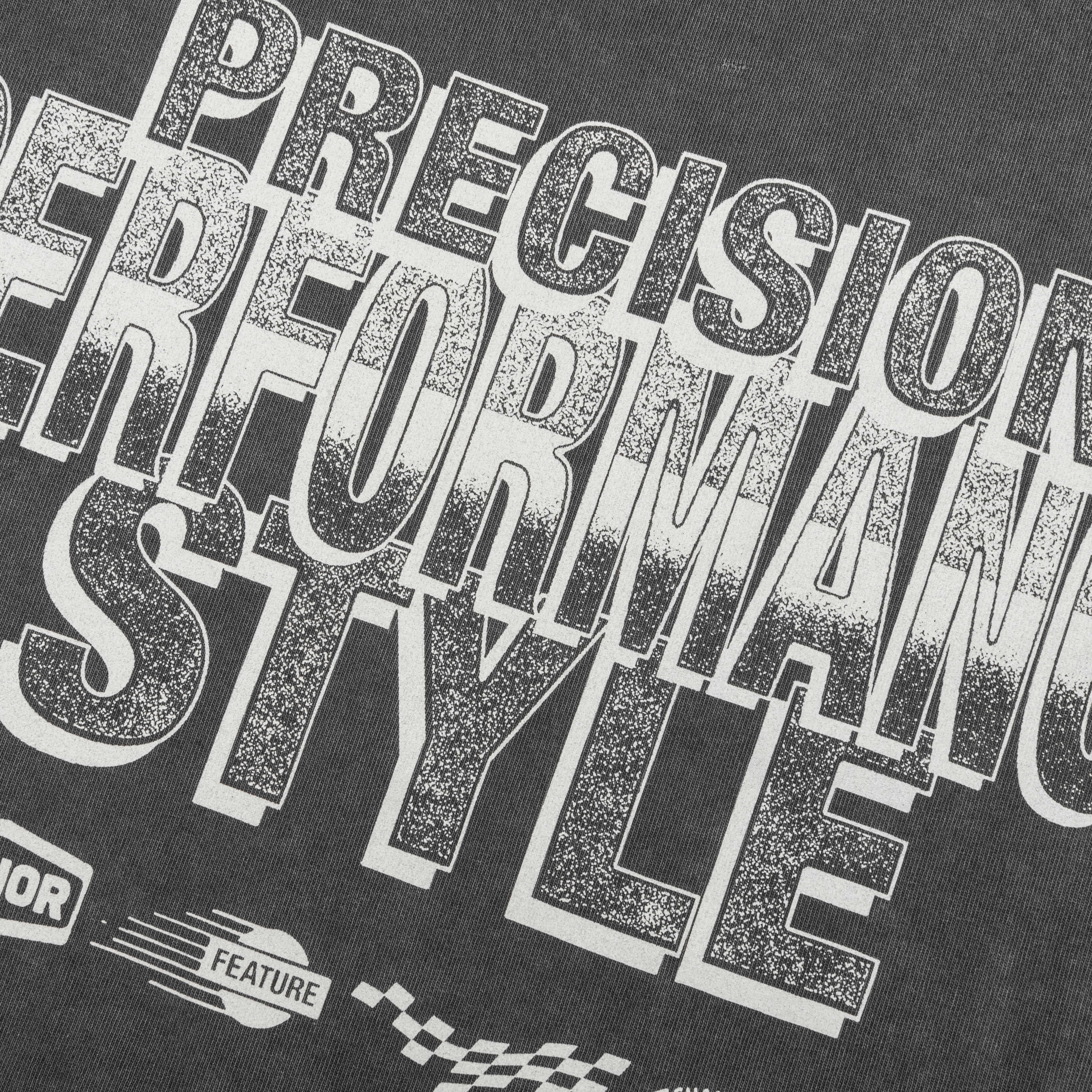 Feature x Honor The Gift Precision Graphic Tee - Faded Black - Image 4