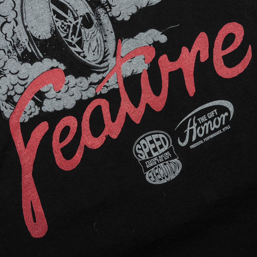 Feature x Honor The Gift Speed Tee - Faded Black - Image 5