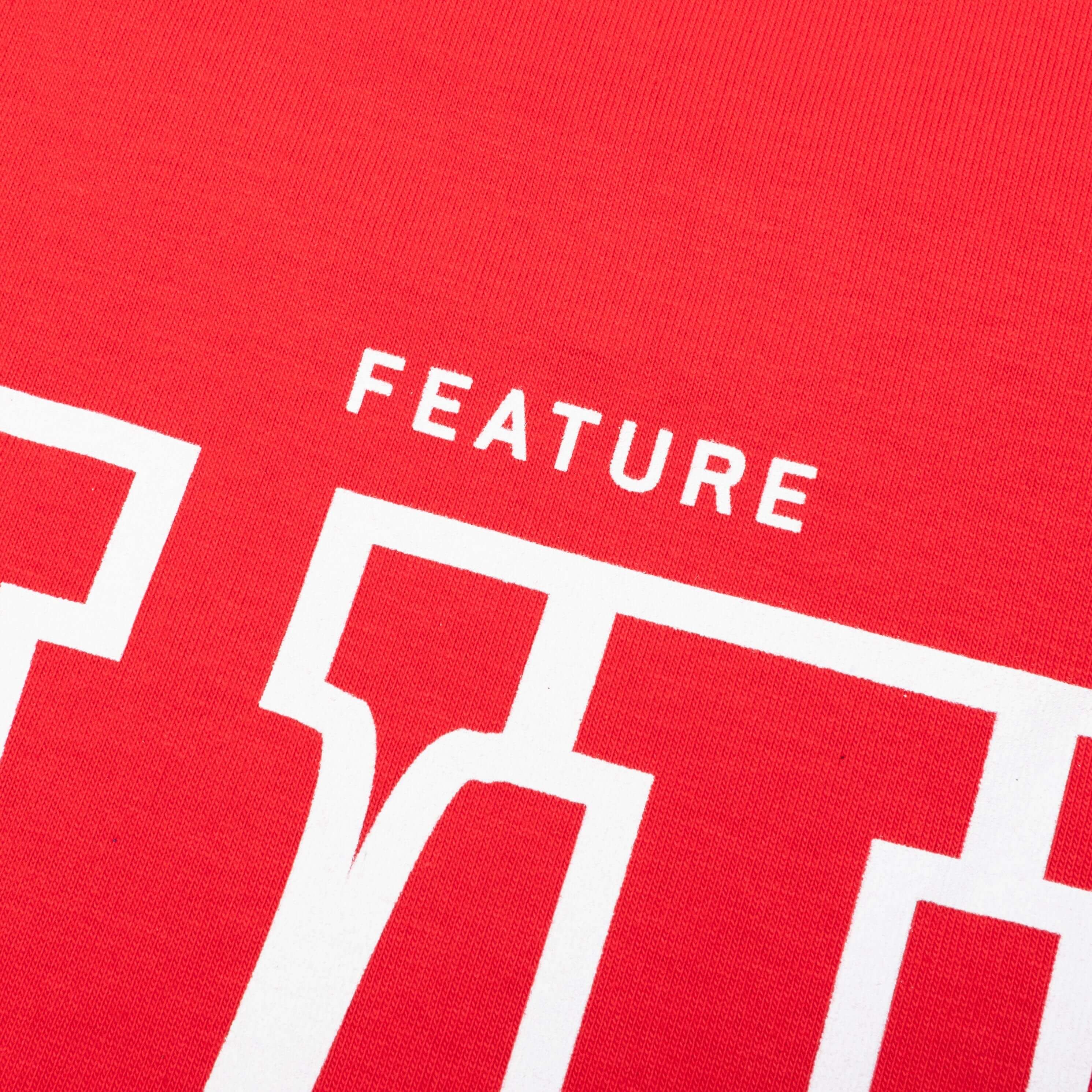 Feature x Icecream Rings Short Sleeve Tee - Tomato Red - Image 4