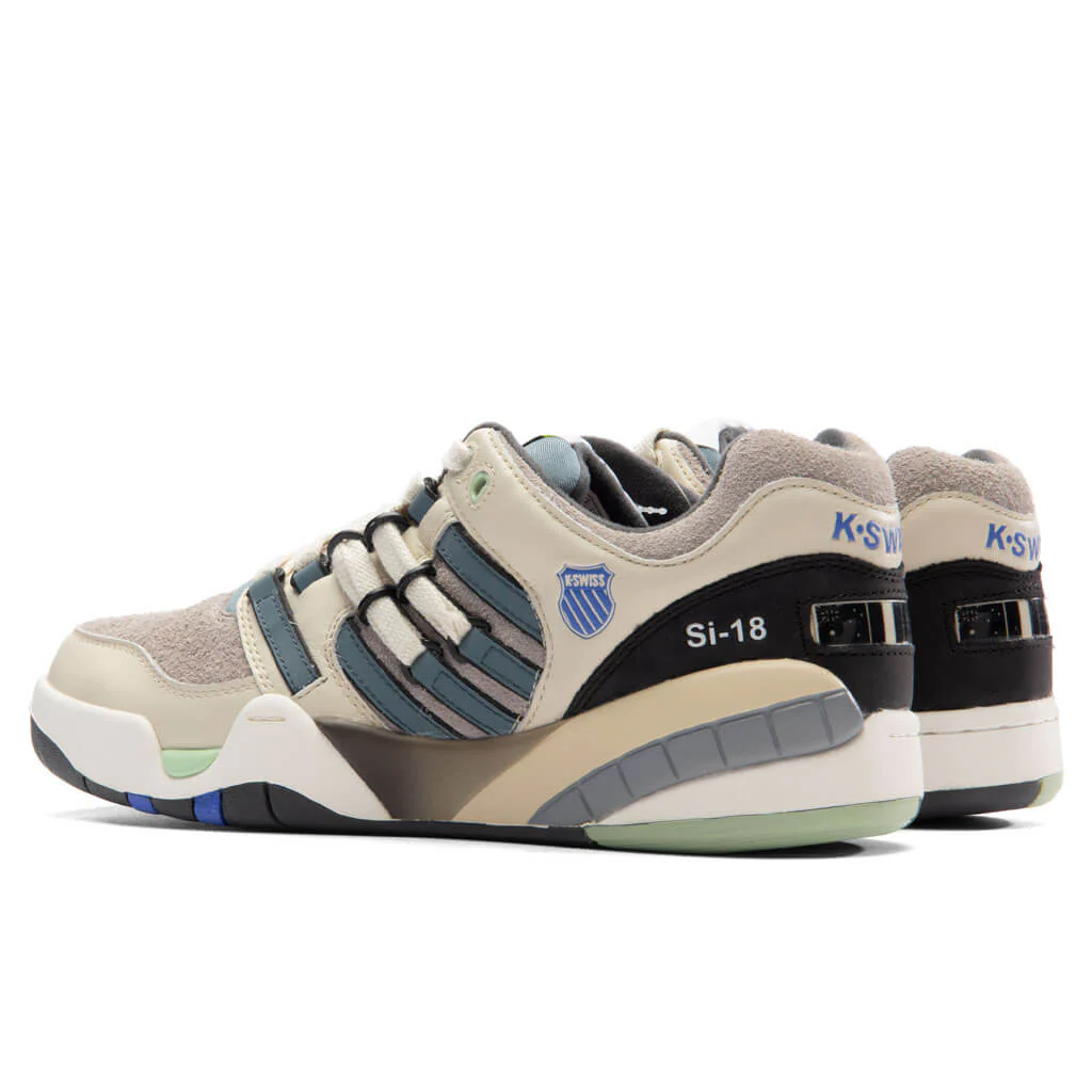Feature x K-Swiss Si-18 International - Pistachio Shell/Frost Grey/Marshmallow - Image 3