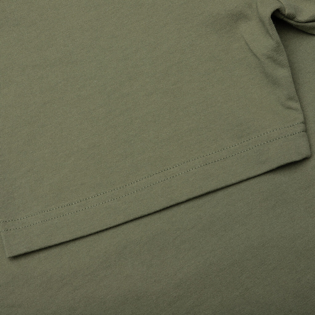 Feature x MAD Gallery x Pretty Done Direction Tee - Oil Green - Image 7