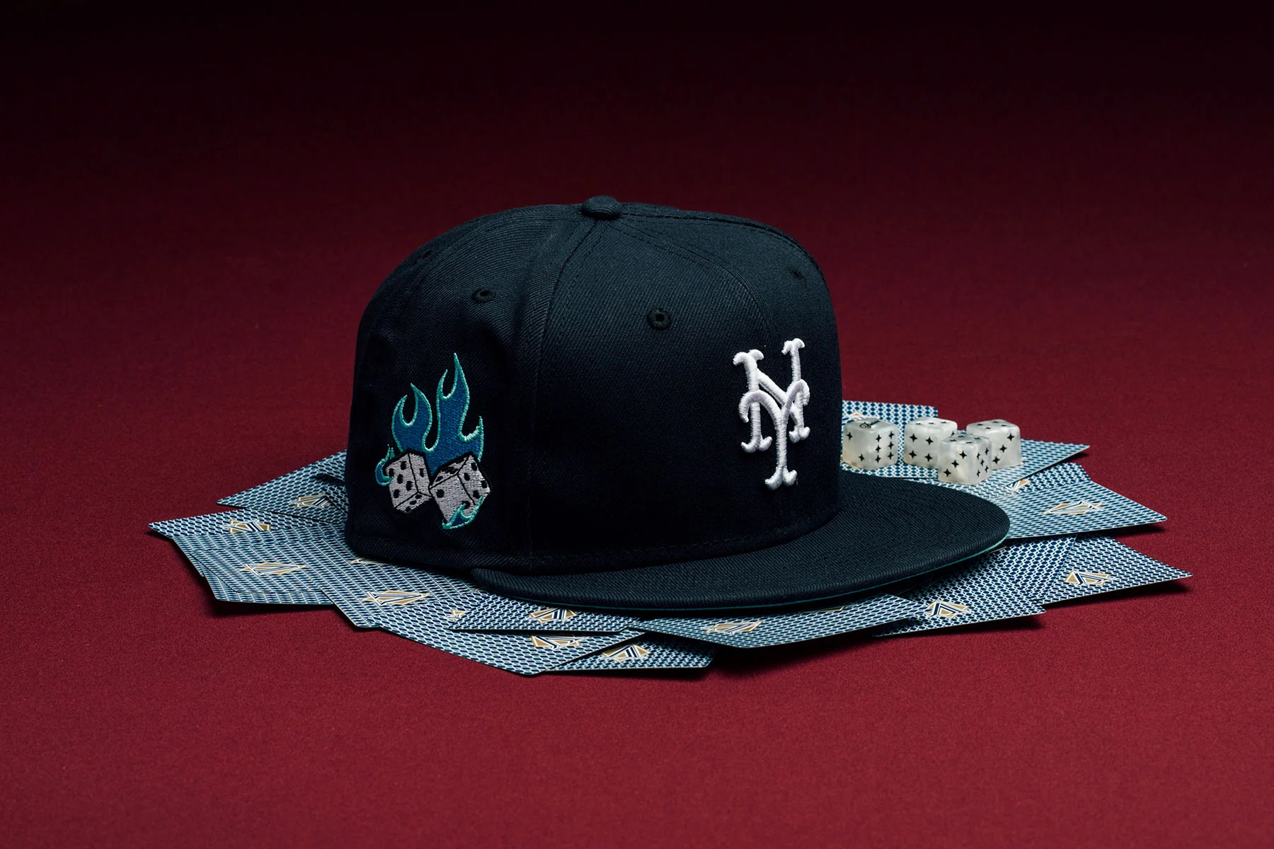 Feature x New Era Flaming Dice 59FIFTY Fitted - New York Mets - Image 8