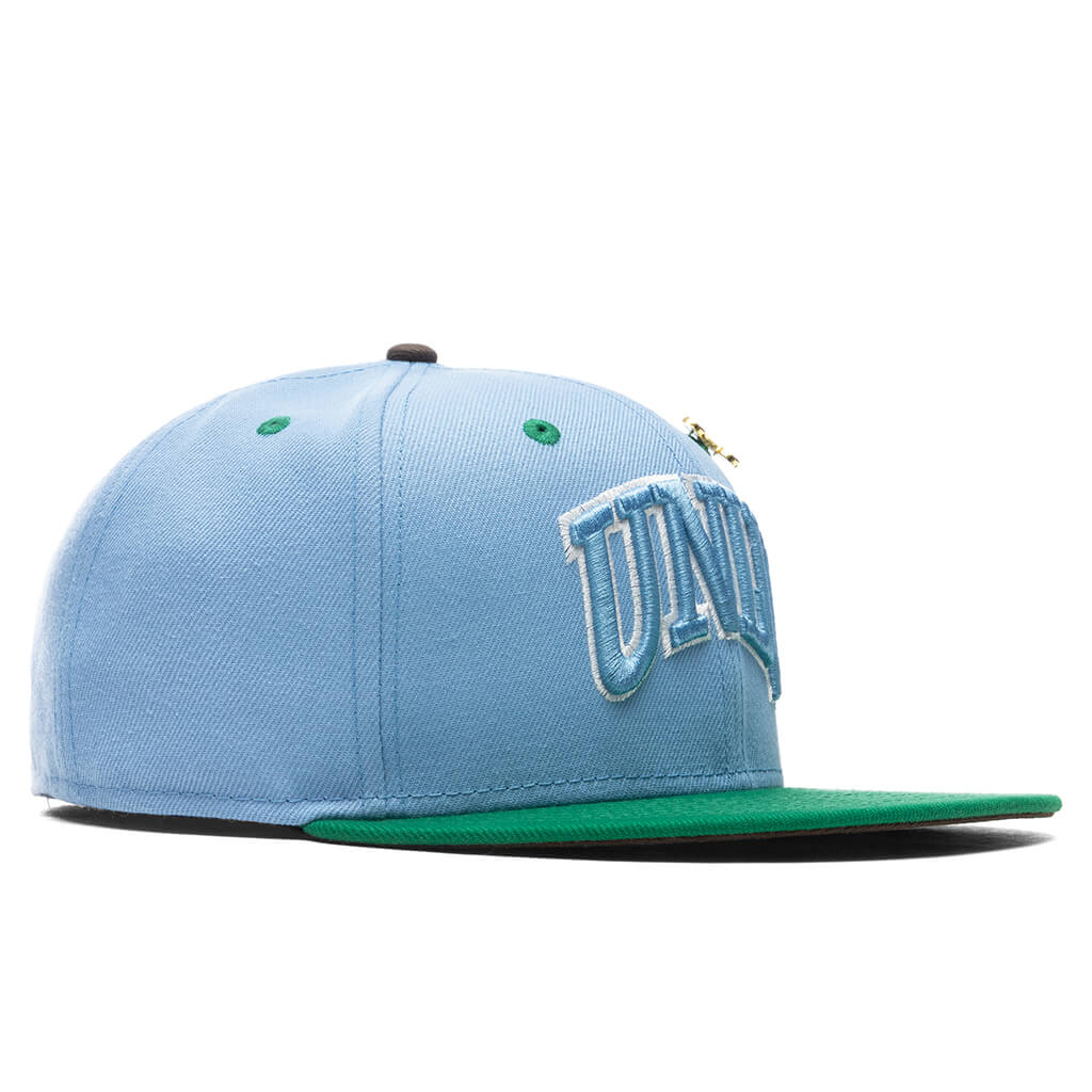Feature x New Era "Earth" 59FIFTY UNLV Rebels - Birdseye Blue/Kelly Green - Image 3