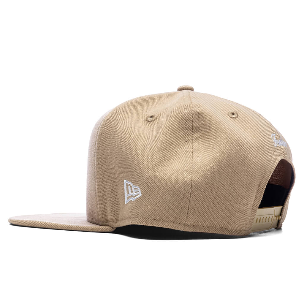 FEATURE x New Era 9Fifty A-Frame Old English F Snapback - Camel - Image 4