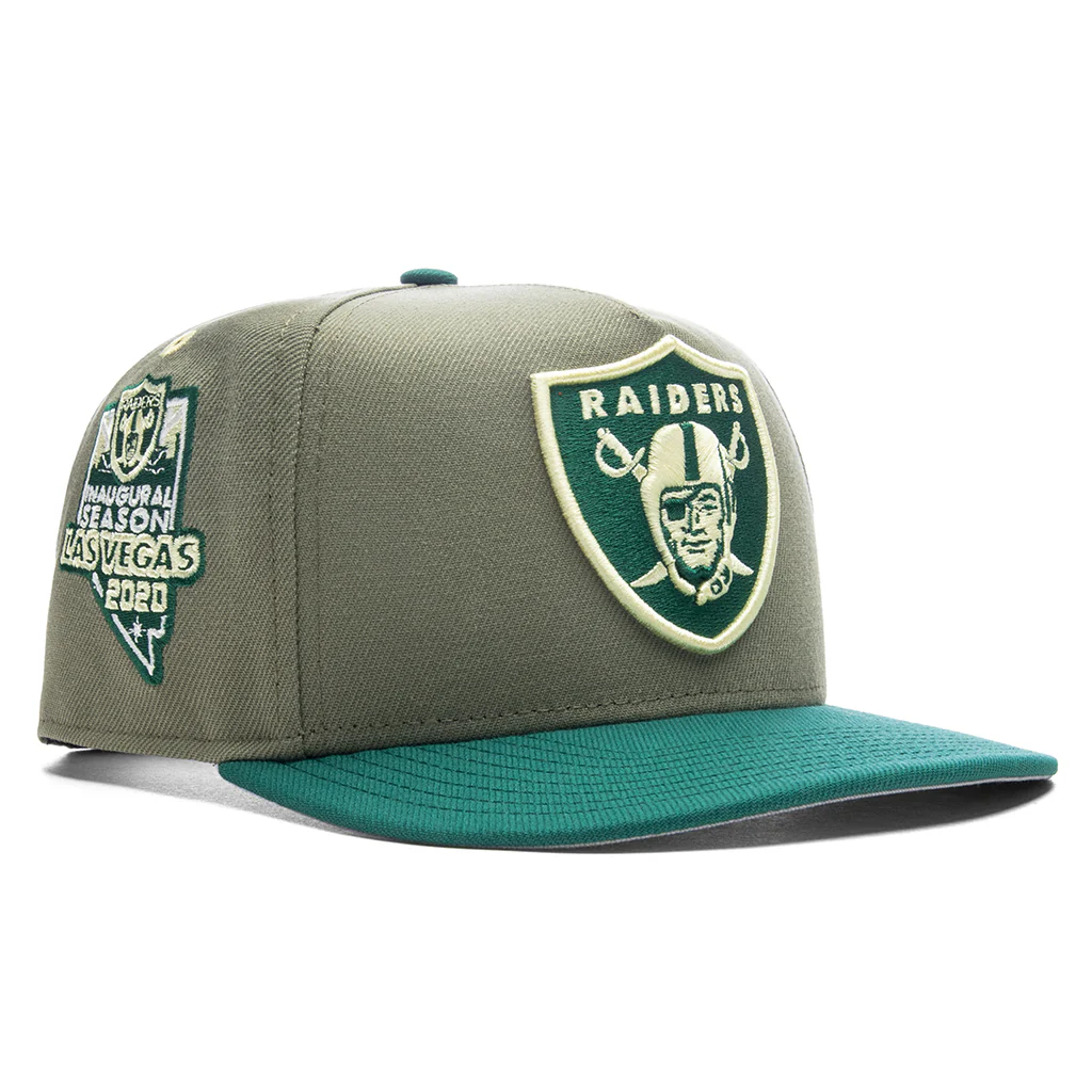 Feature x New Era 9FIFTY A-Frame Snapback Las Vegas Raiders - Green Back/Emerald Green - Image 3