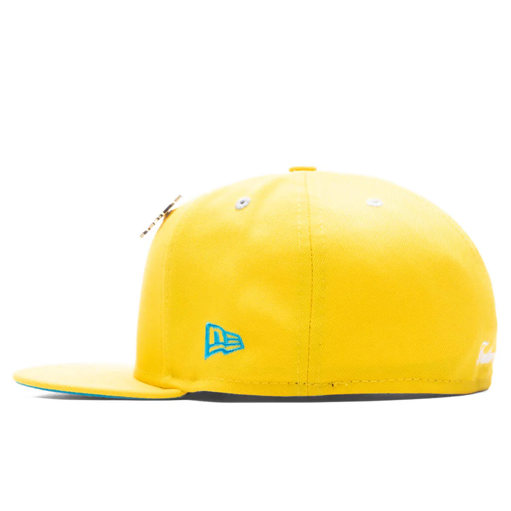 Feature x New Era Las Vegas 59FIFTY Fitted - Cyber Yellow - Image 4