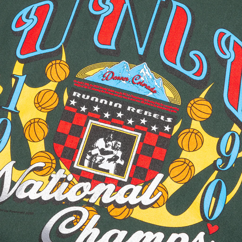 Feature x UNLV Rebel Madness Crewneck Sweater - Dark Green - Image 3