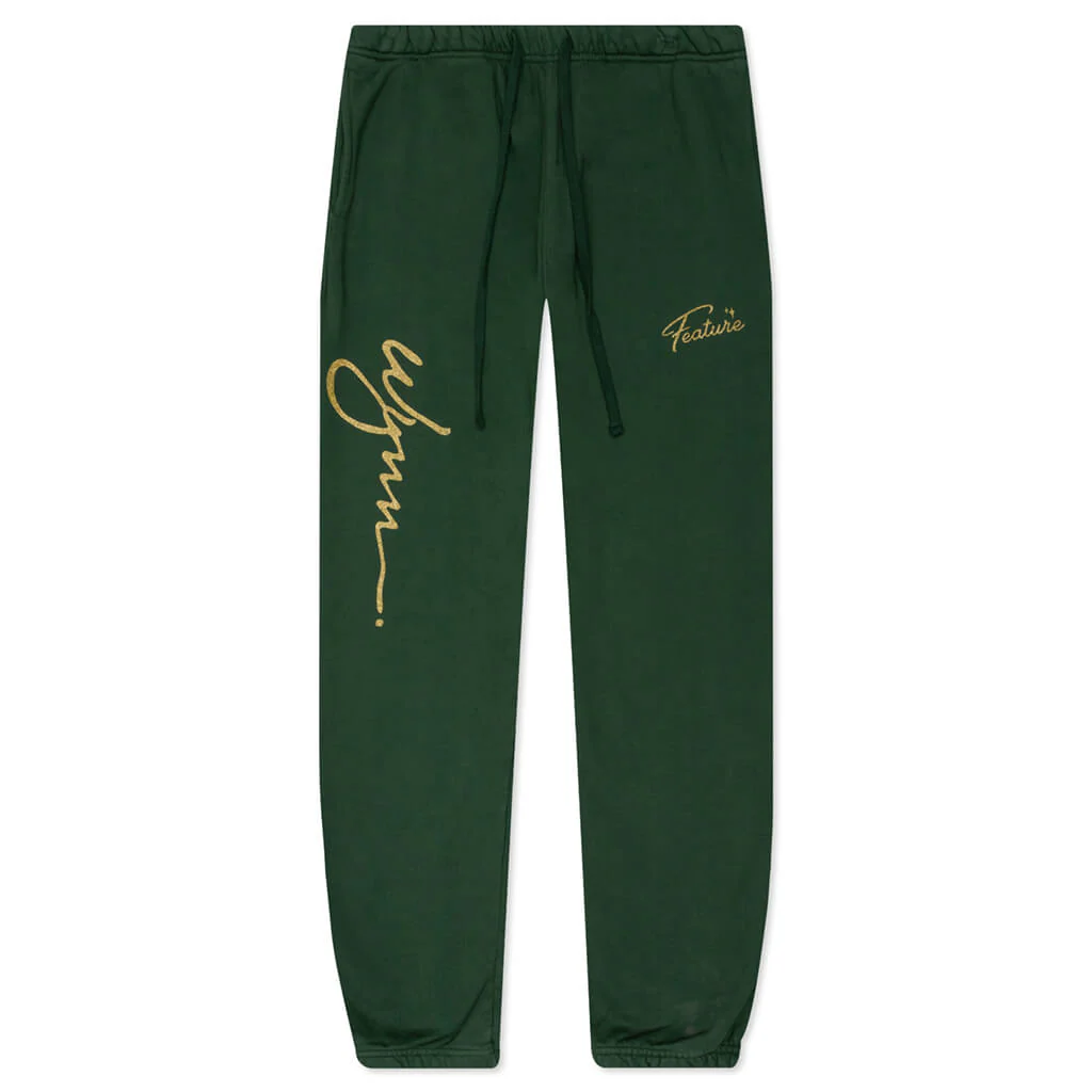 Feature x Wynn Shine Sweatpants - Dark Green