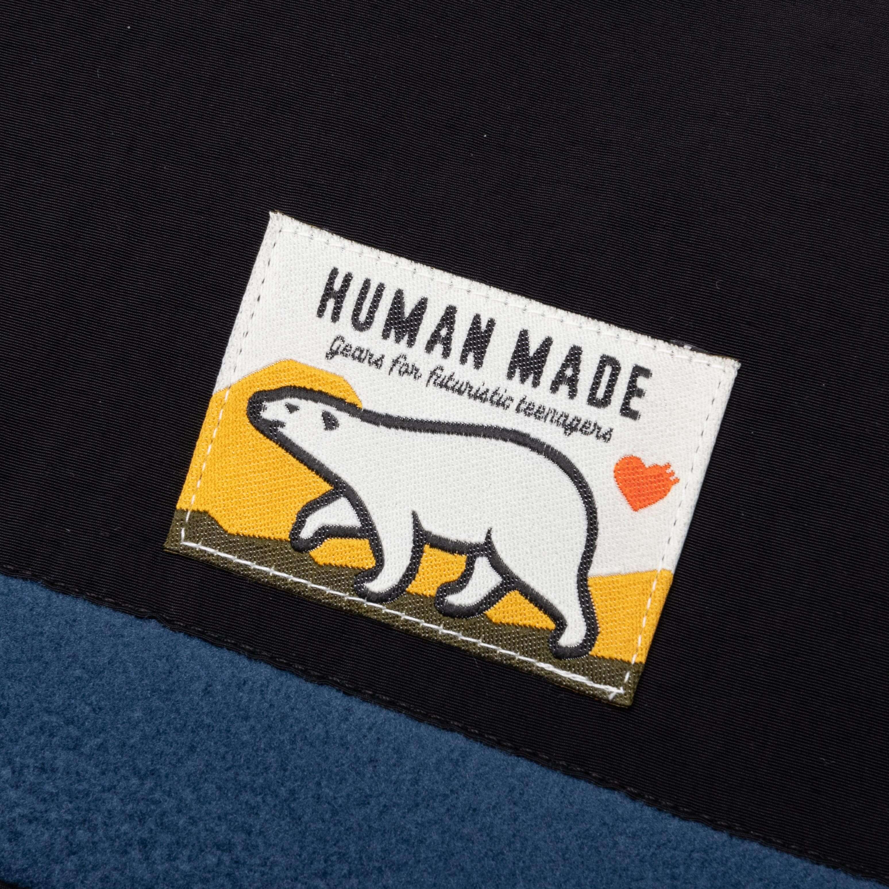 Fleece Half Zip Jacket - Navy - Image 3