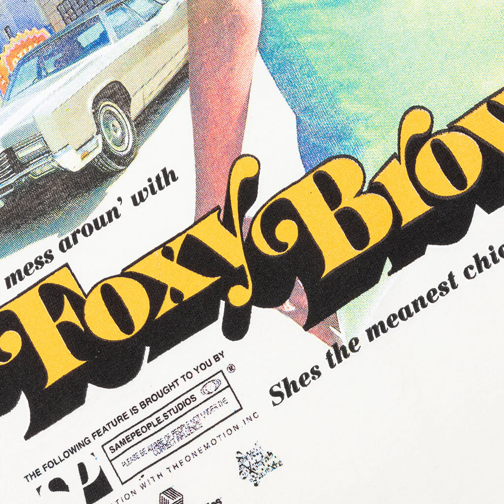 Foxy Brown Tee - White - Image 4