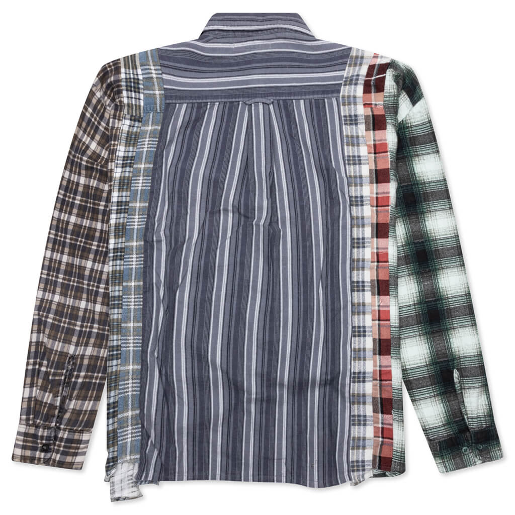 Flannel Shirt 7 Cuts Wide Shirt - Assorted - Image 2