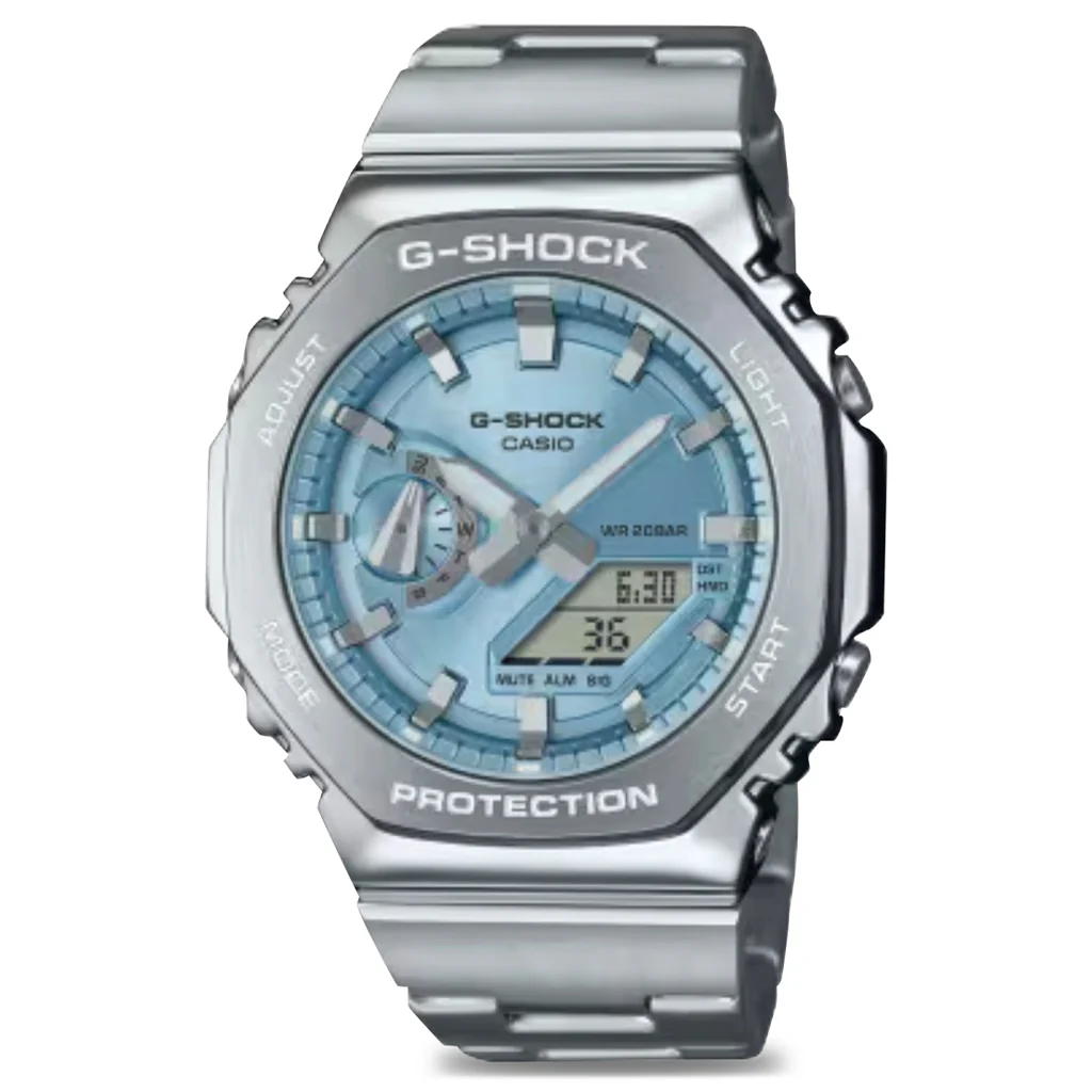 GM2110D-2A - Silver/Sky Blue