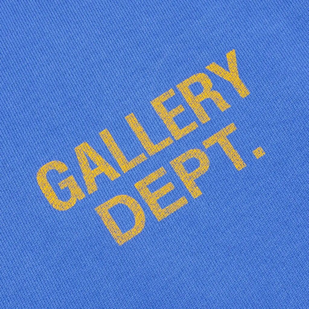 90's GD Logo Hoodie - Royal - Image 3