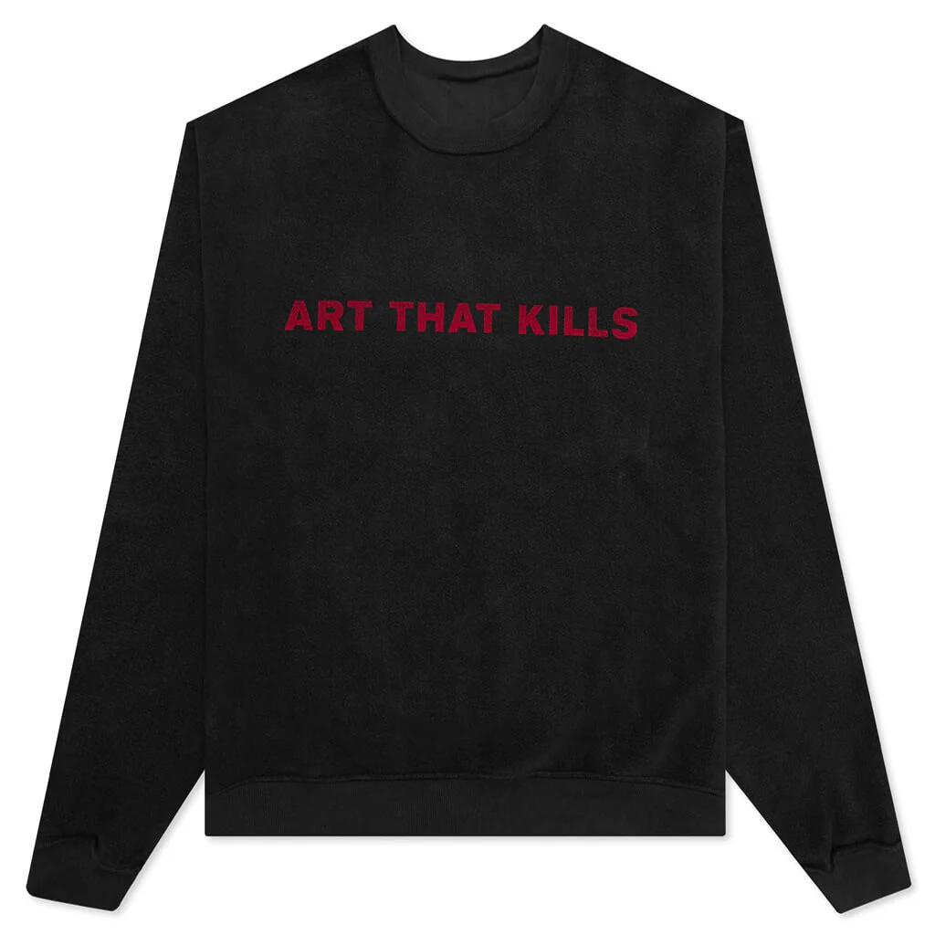 Art That Kills Rev Crewneck - Black - Image 5