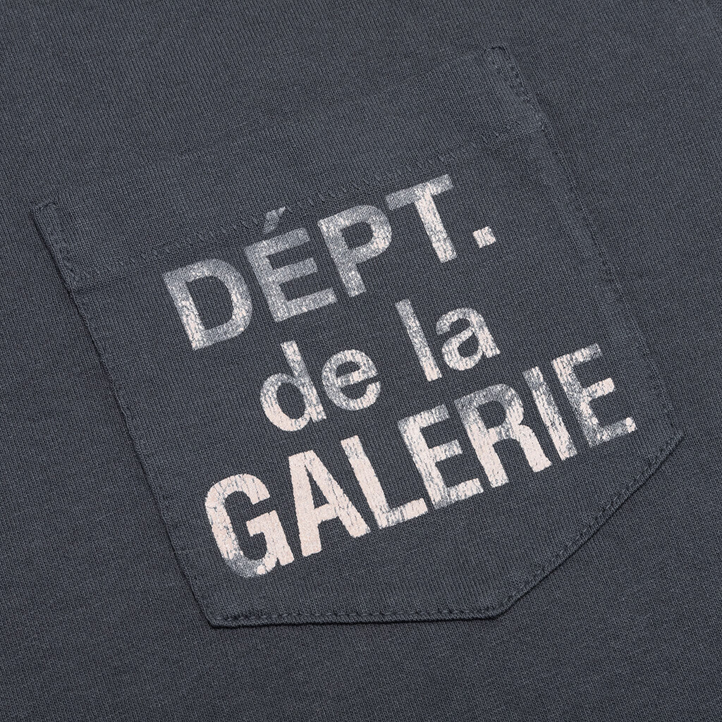 De La Galerie L/S Pocket Tee - Black - Image 3