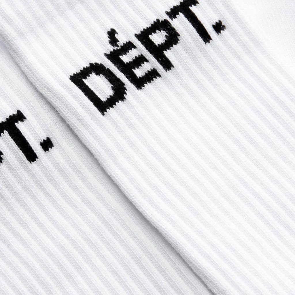 Dept Socks - Clean White - Image 2