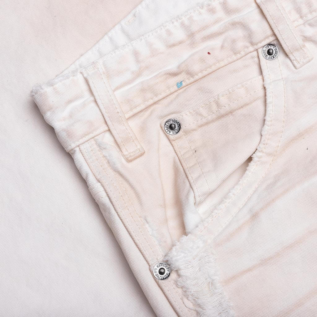 Flea Carpenter Shorts - White/Paint - Image 3