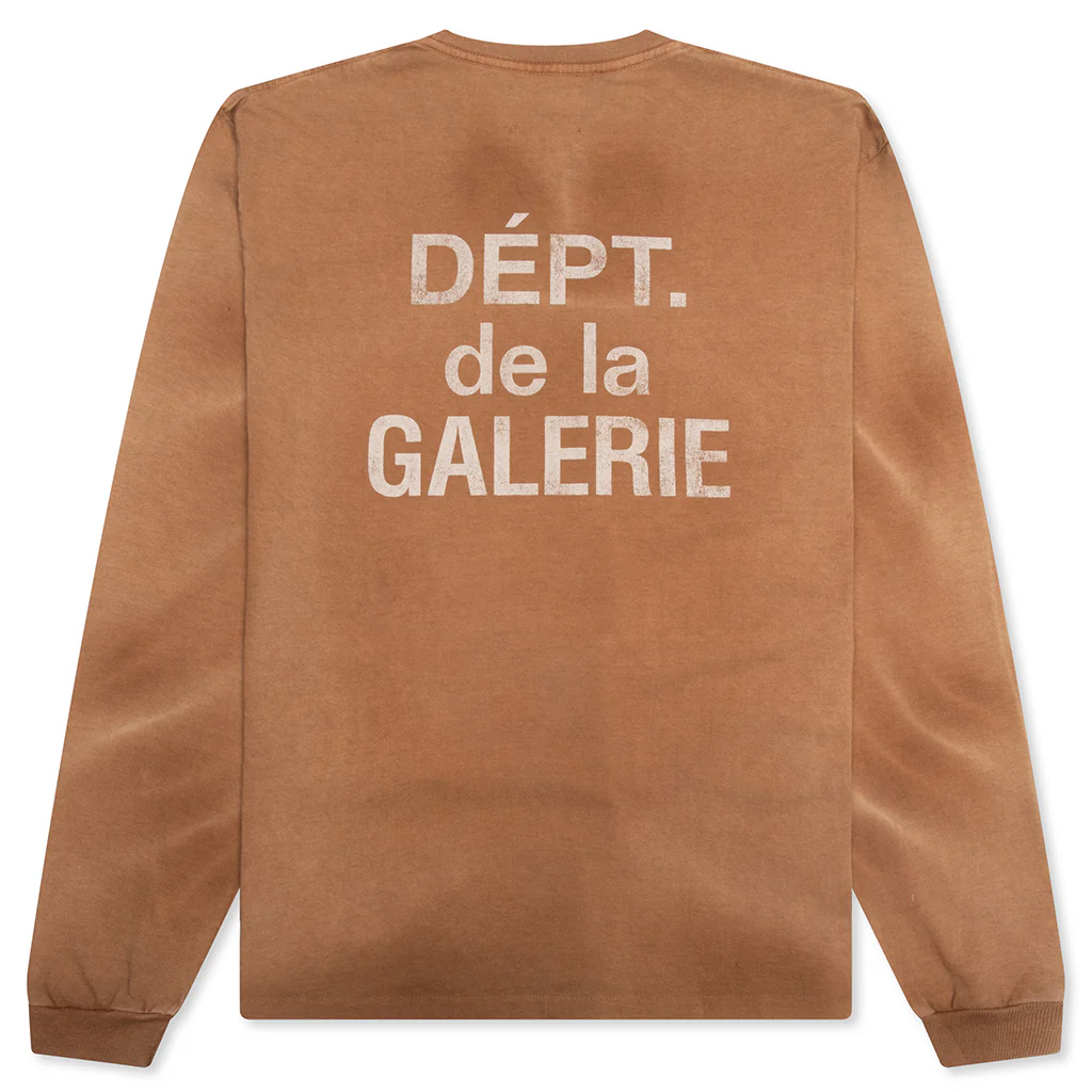 French L/S Tee - Cocoa - Image 2