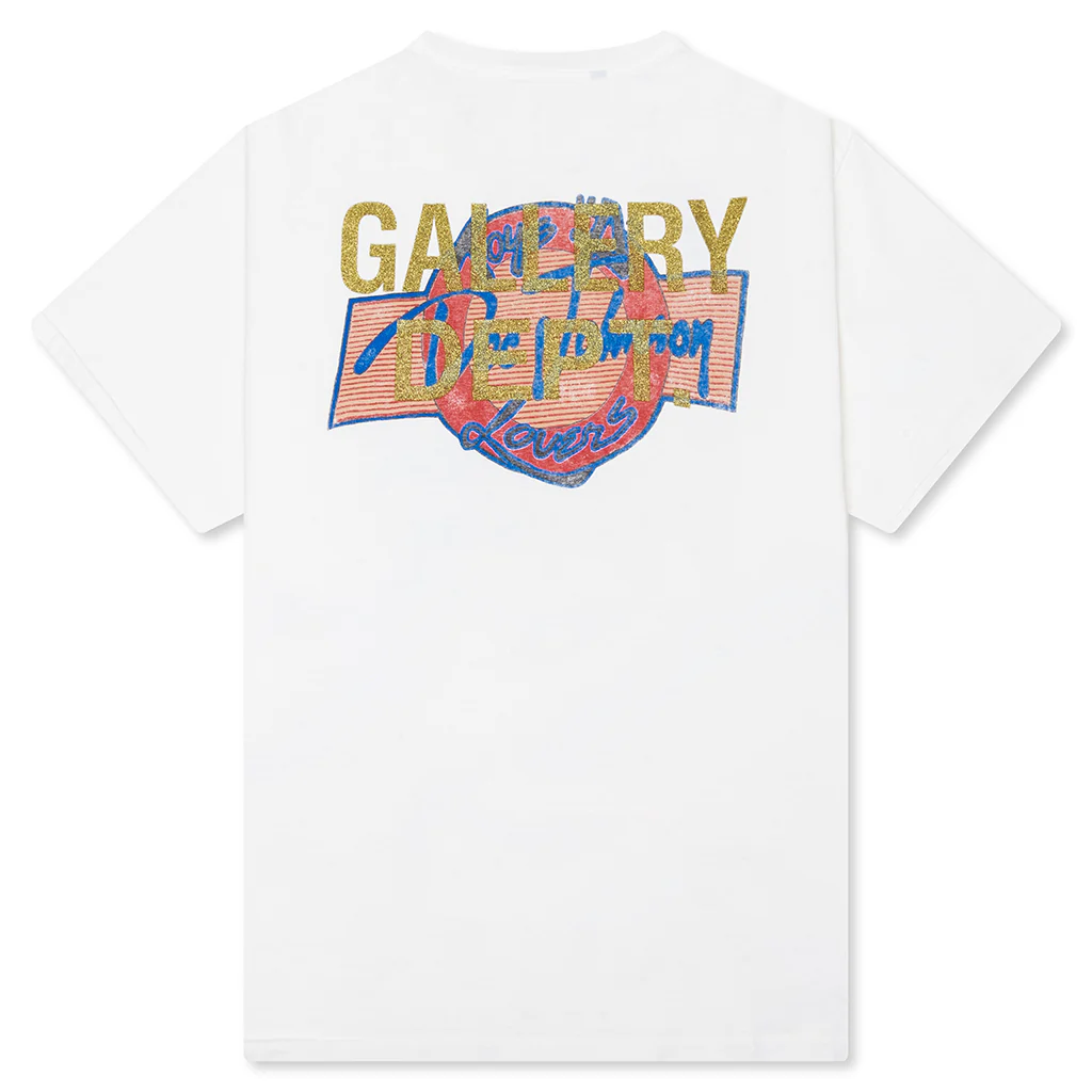 Gallery Dept. x Doc Johnson Toys 4 Love Tee - Light Archival White - Image 2