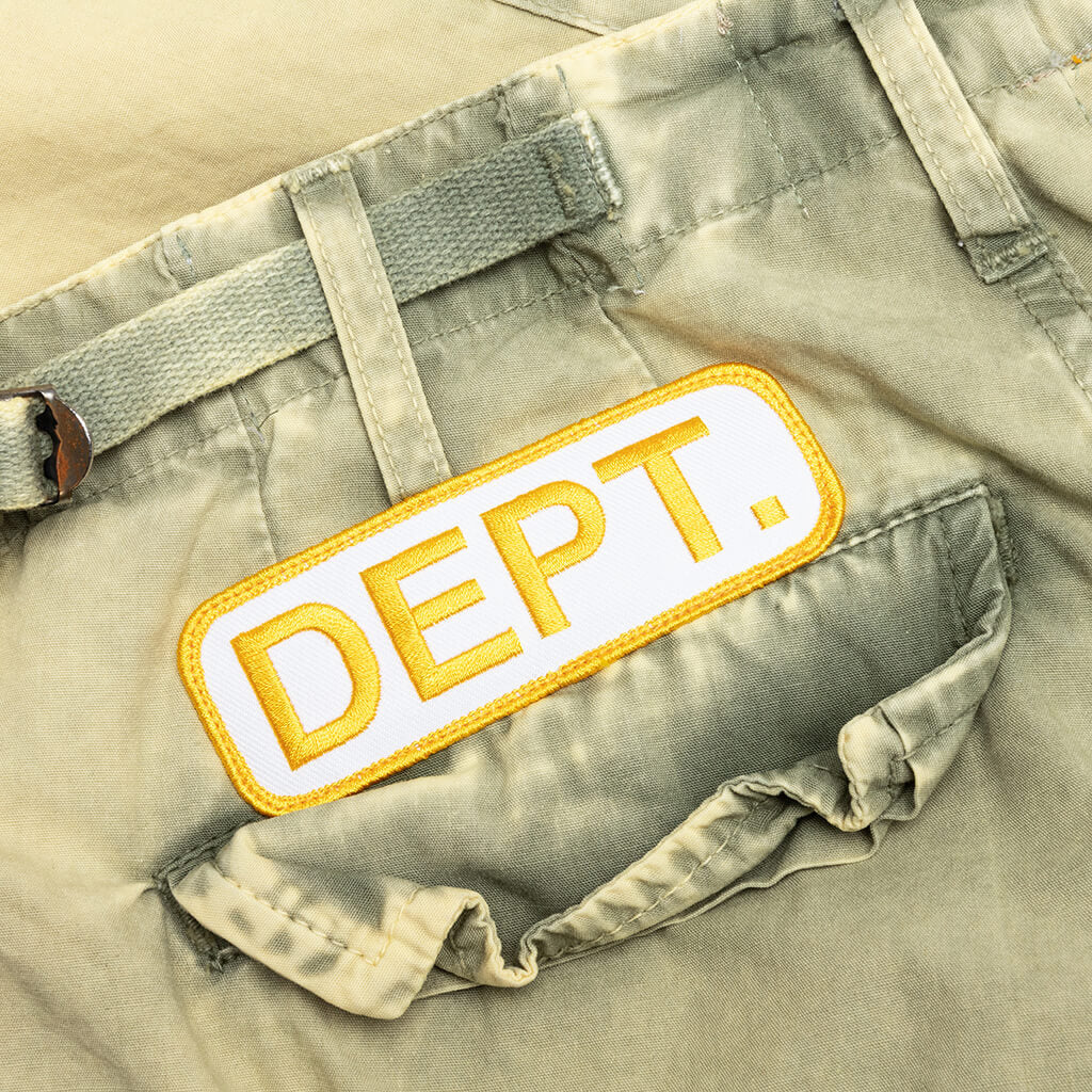 Kenzie Fatigue Cargo Shorts - Olive - Image 5