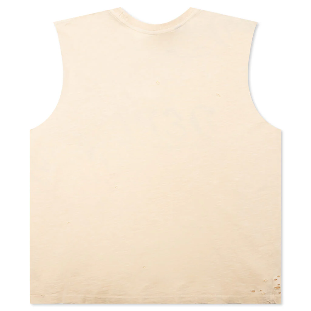Sleeveless Crew Tee - Archival White - Image 2