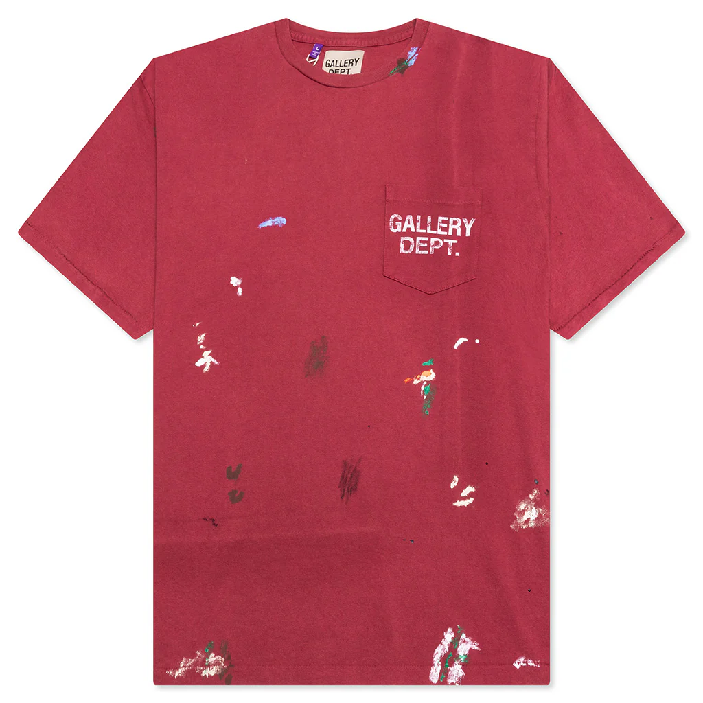 Vintage Logo Painted Tee - Brick