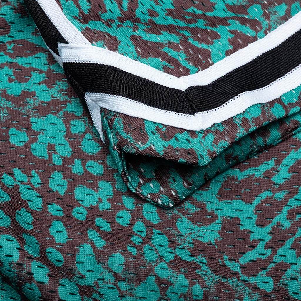 Game Shorts - Turquoise Leopard - Image 5