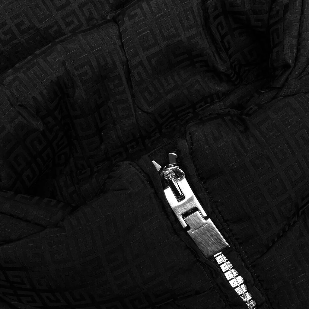 4G Zip Midweight Down Jacket - Black - Image 3