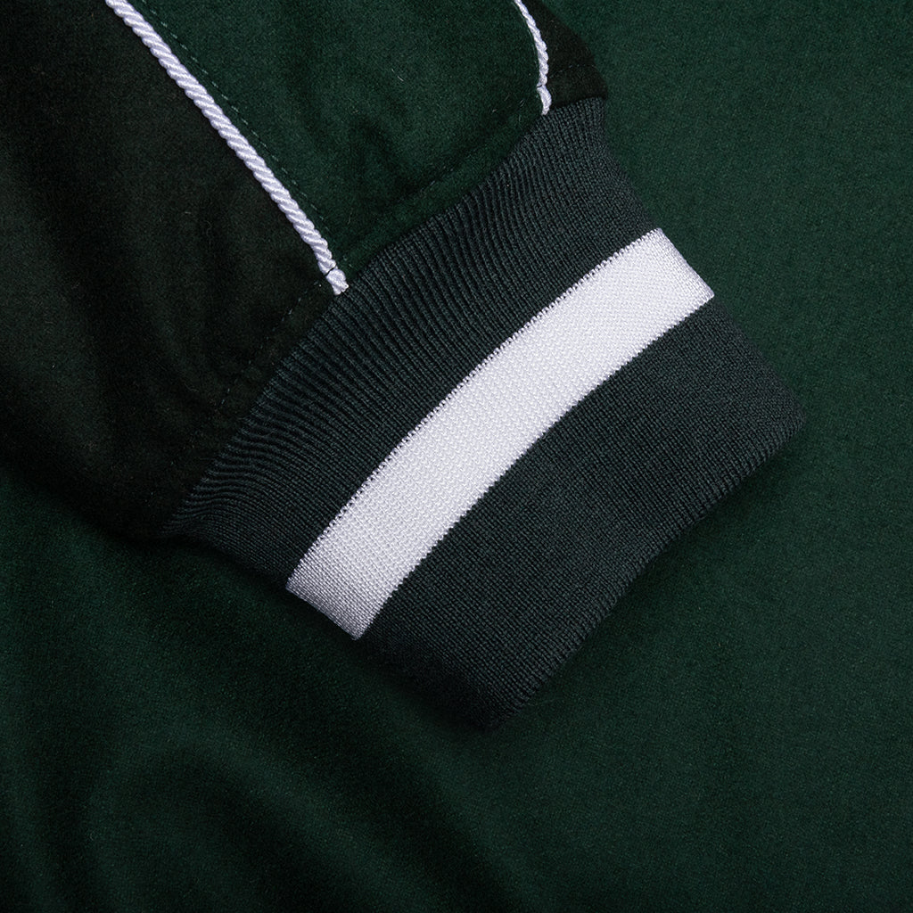 College Varsity Wool Jacket - Dark Green - Image 5