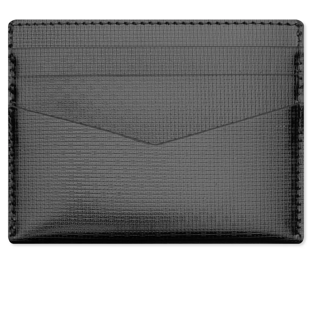 Card Holder in Classic 4G Leather - Black/Burgundy - Image 2
