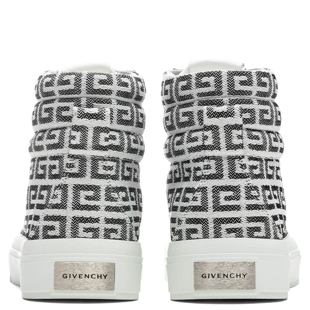 City High Top Sneaker - Black/White - Image 4