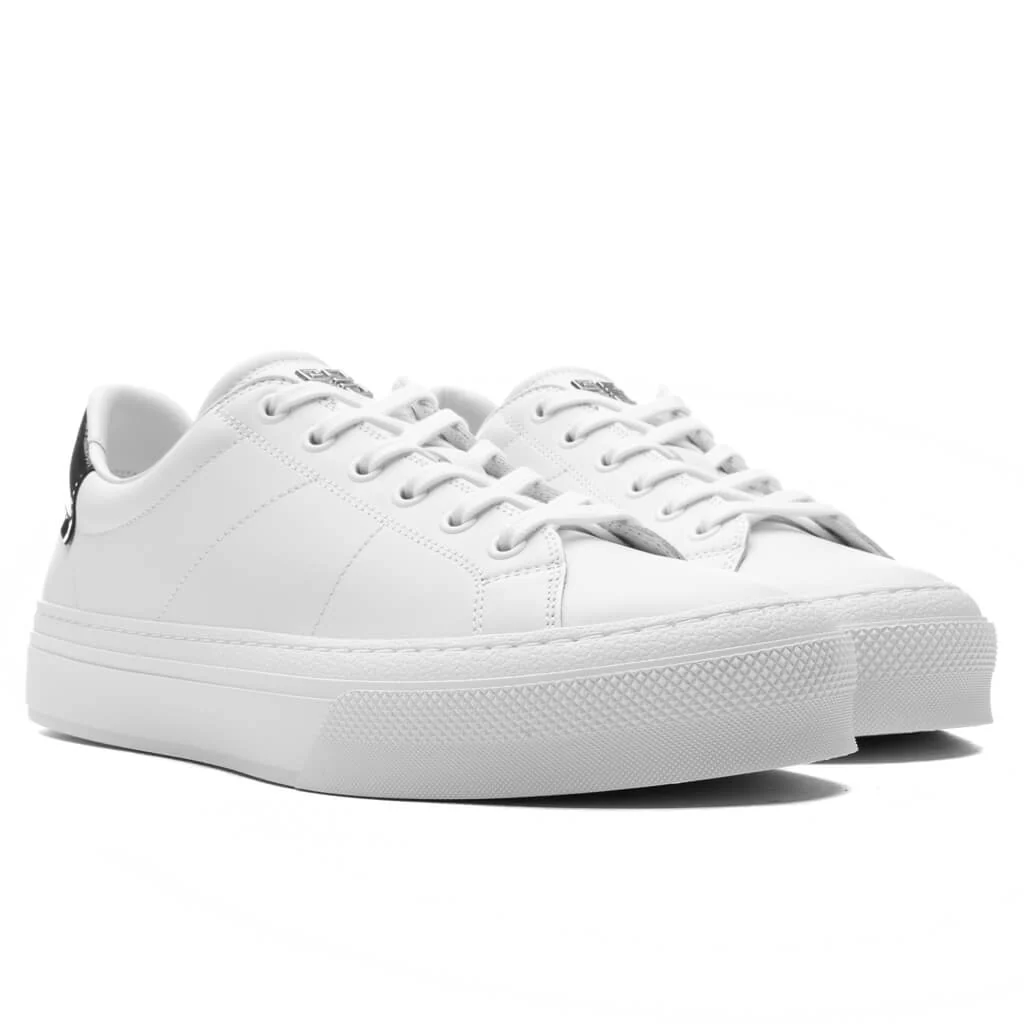 City Sport Sneakers in Leather - White/Black - Image 2