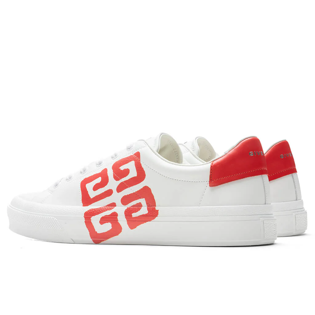 City Sport 4G Sneakers - White/Red - Image 3