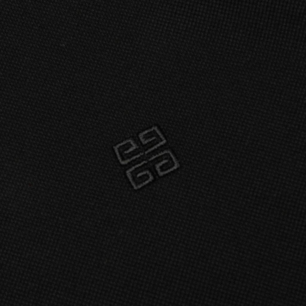 Polo in Cotton With 4G Detail - Black - Image 4