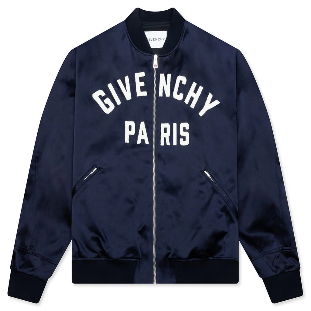 Couture Seam Bomber - Navy