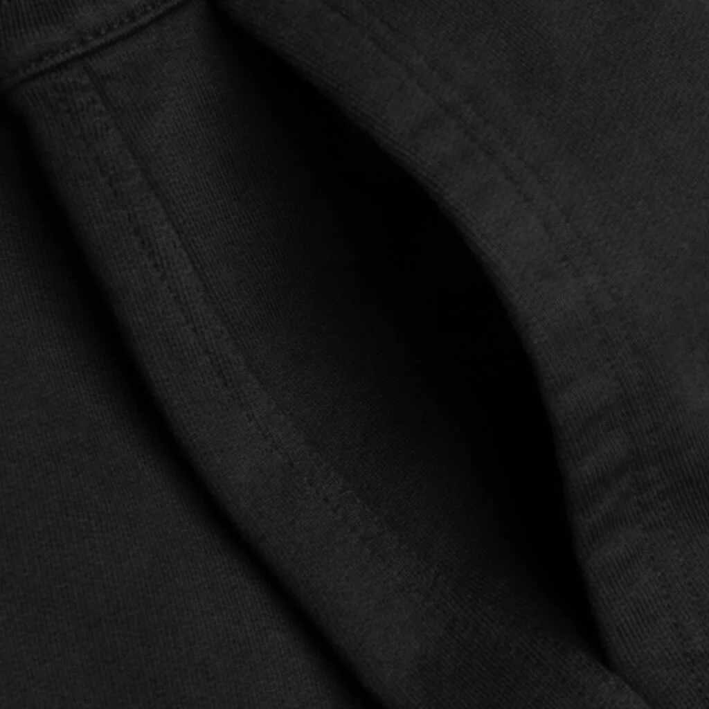 Cropped Cocoon Joggers - Black - Image 5