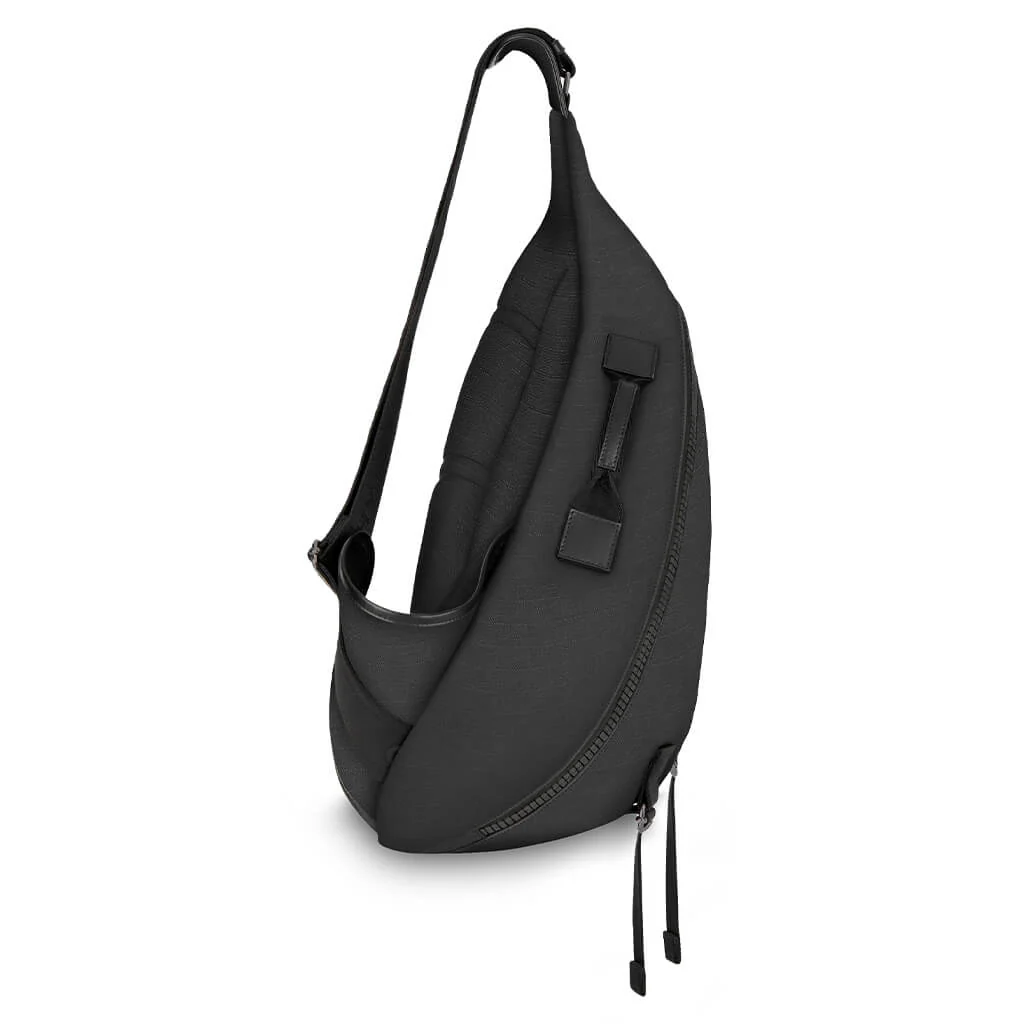 G-Zip Triangle Bag Medium - Black - Image 3