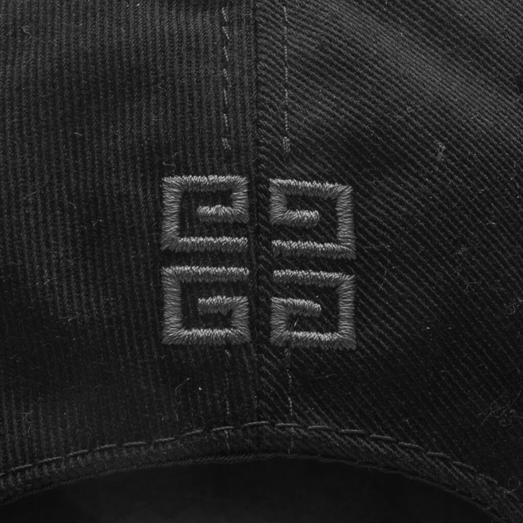 Embroidered Cap - Black - Image 3