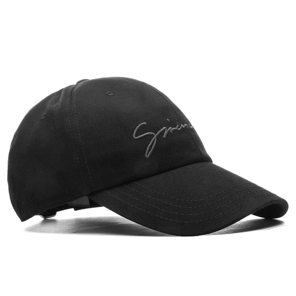 Embroidered Cap - Black - Image 4